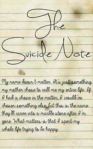 The Suicide Note Dave Reed