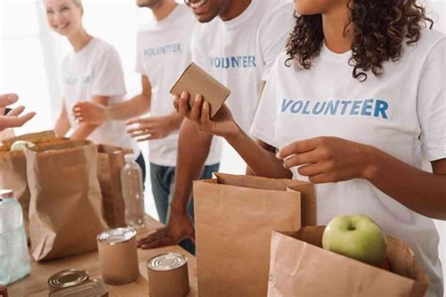 Allen Volunteering At A Local Food Bank, Helping Those In Need The Average American Allen Keith