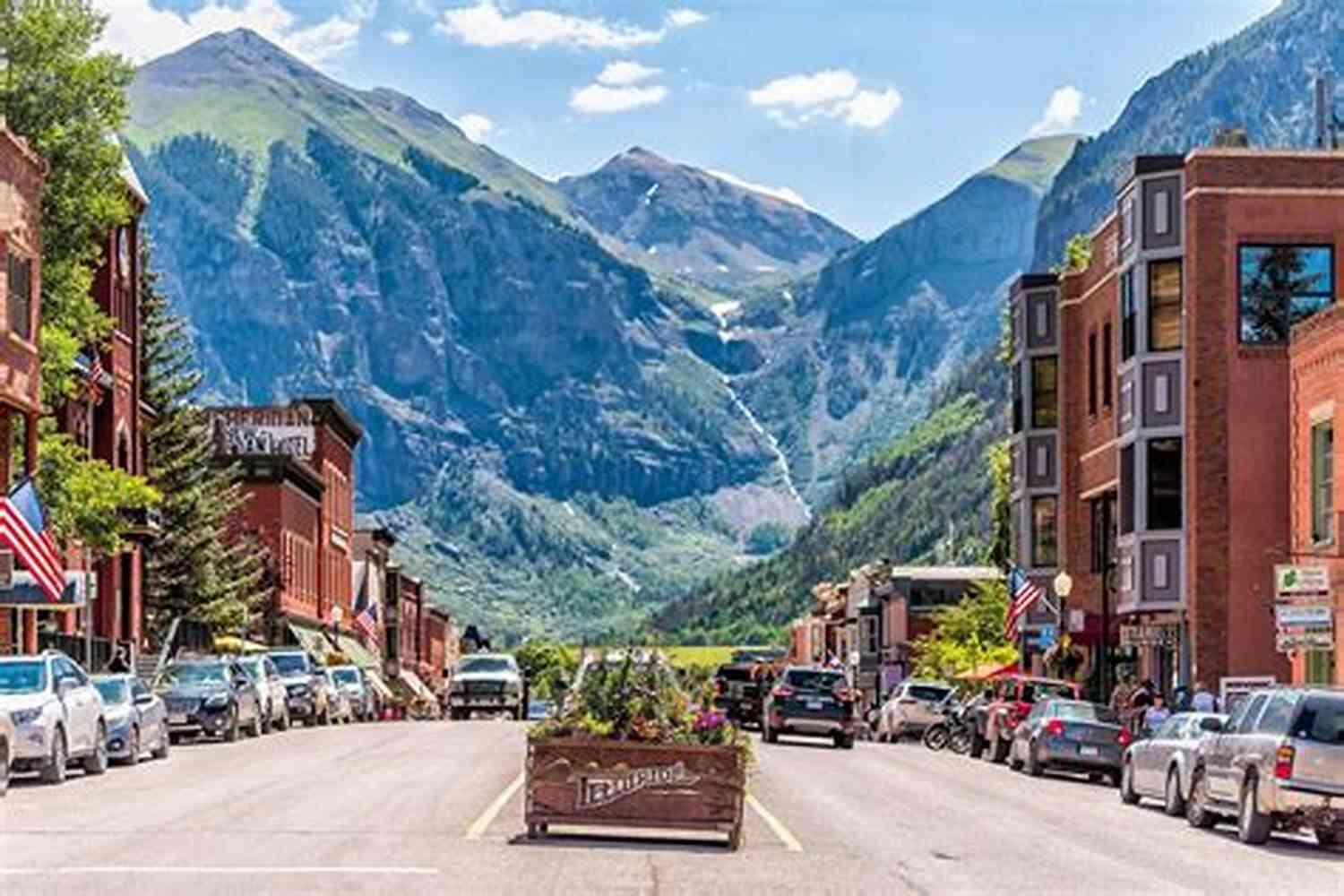 Charming Mountain Town Near Kaleidoscope Colorado Mountain Kaleidoscope (Colorado Mountain 6)