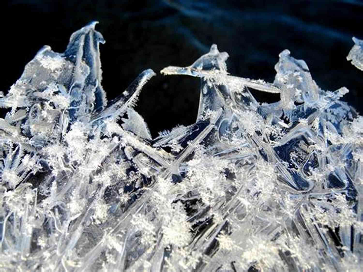 Crystal Icicles Glowing Peaceful Winter : Haiku Mike Bartlett