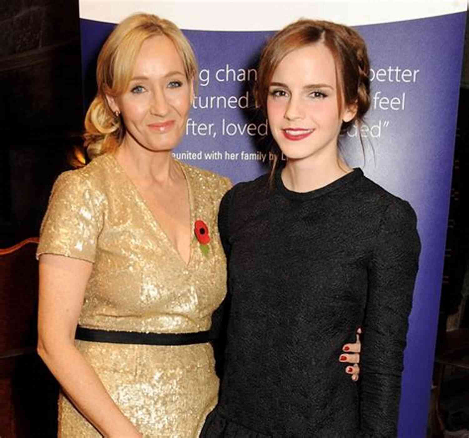Emma Watson With J.K. Rowling 101 Amazing Emma Watson Facts Jack Goldstein