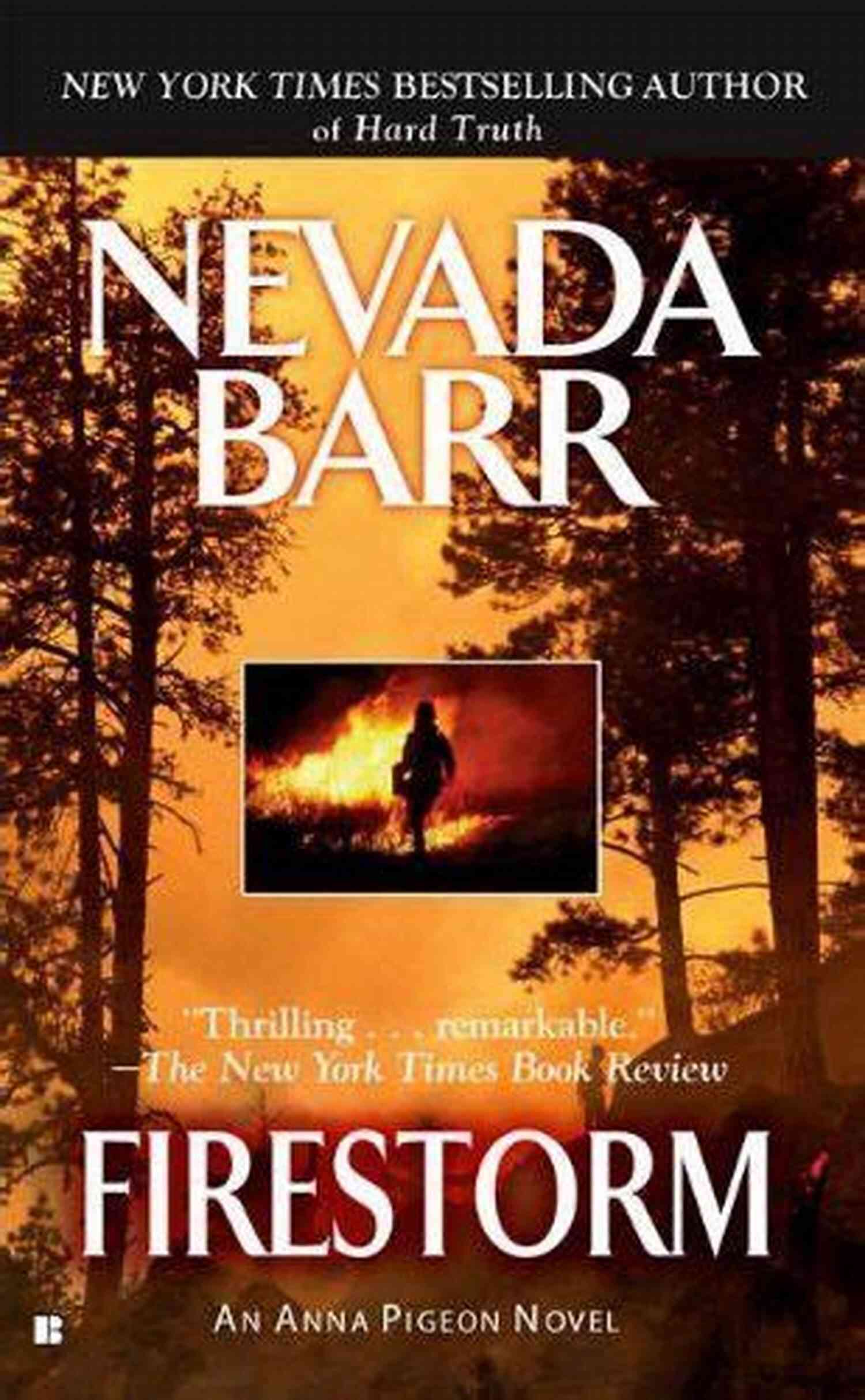 Firestorm Anna Pigeon Mysteries Book Cover Firestorm (Anna Pigeon Mysteries 4)