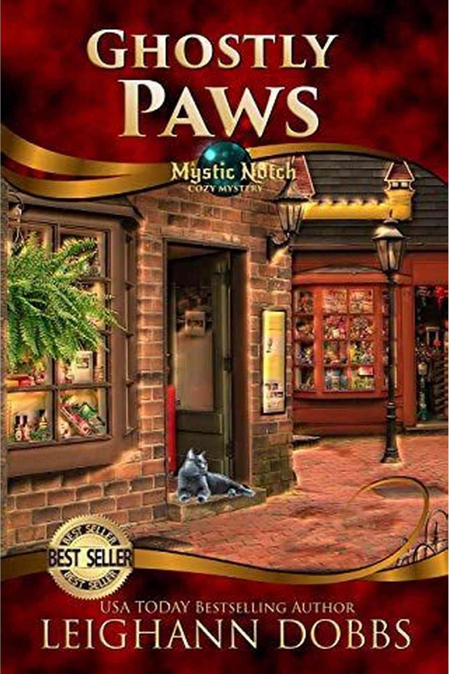 Ghostly Paws Mystic Notch Cozy Mystery Cover Ghostly Paws (Mystic Notch Cozy Mystery 1)