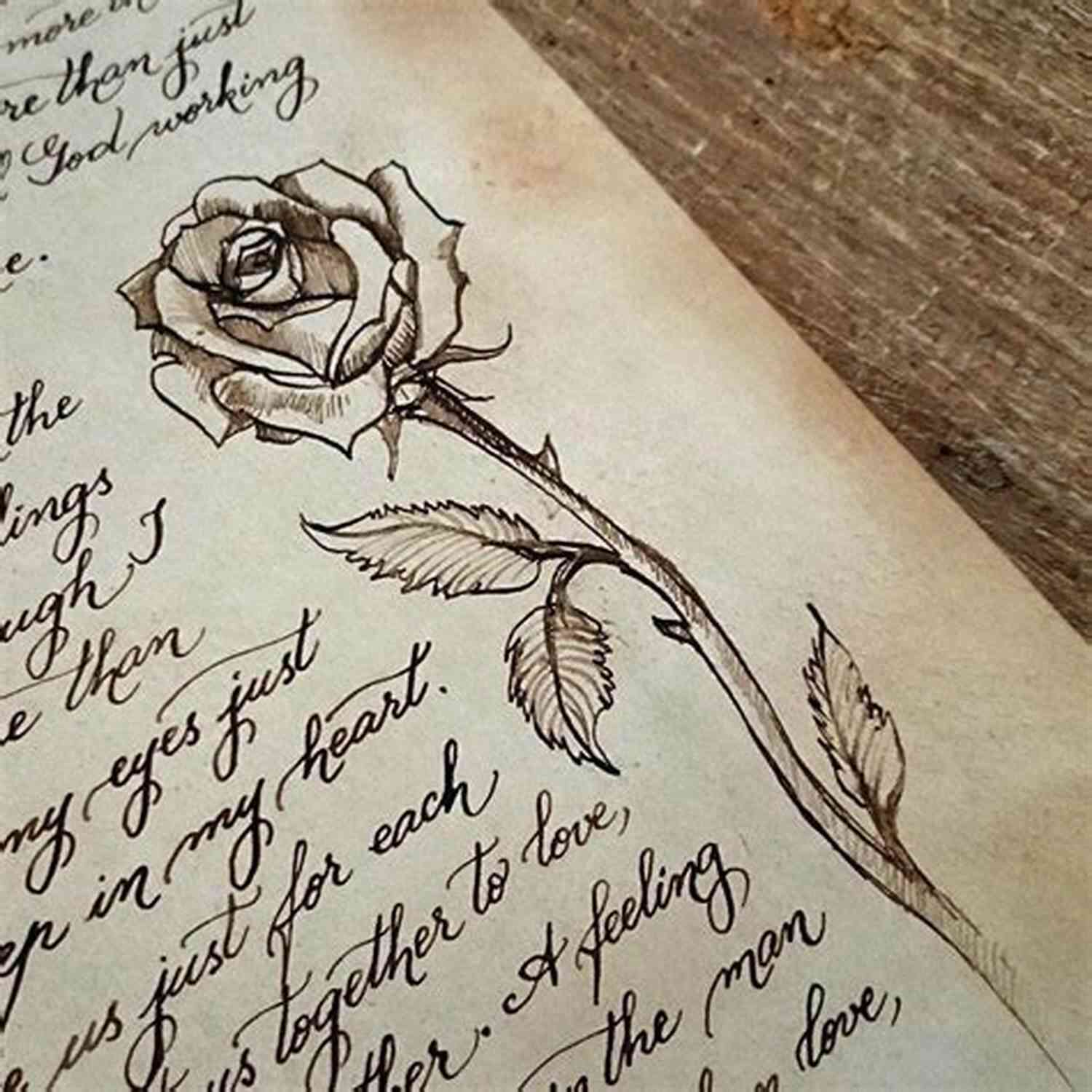 Handwritten Letter With A Flower Dear Guest: Letters From Your Favorite Front Desk Clerk