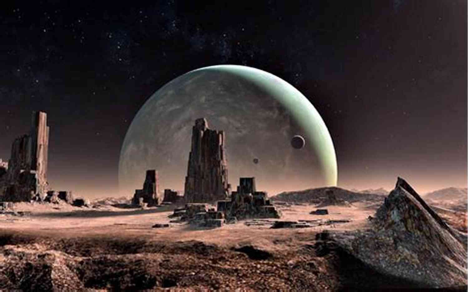 Image Of An Exotic Alien Planet The Last Ditch (The Exiled Fleet 5)