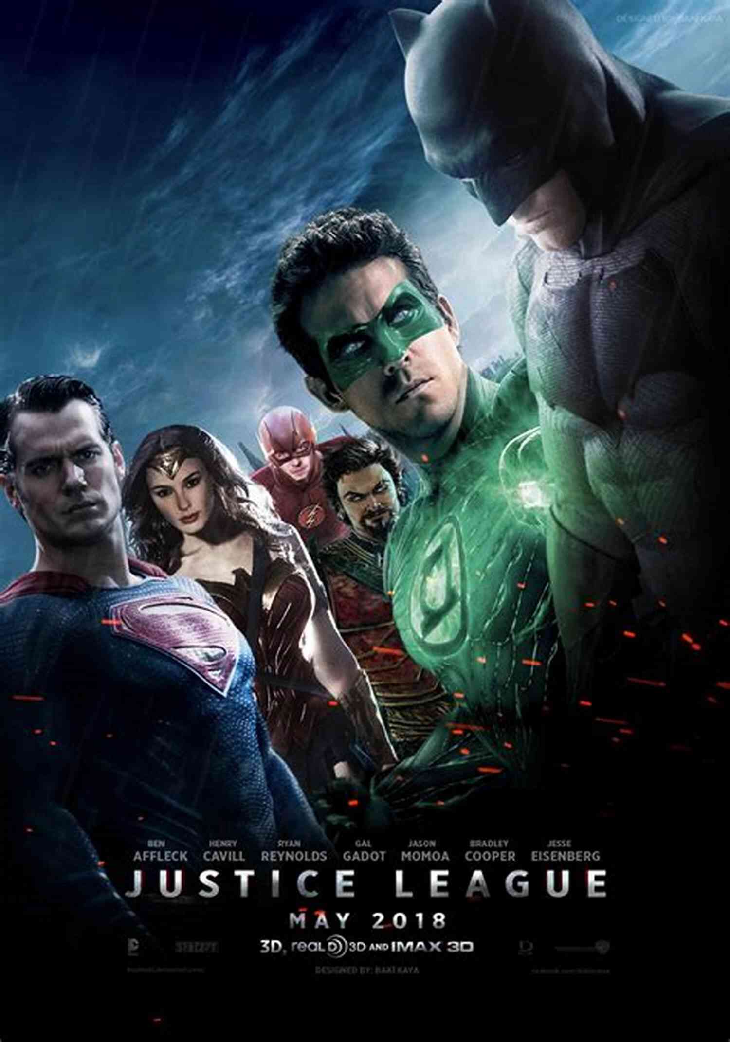 Justice League 2018 Film Poster Justice League (2018 ) #32 (Justice League (2018 2022))