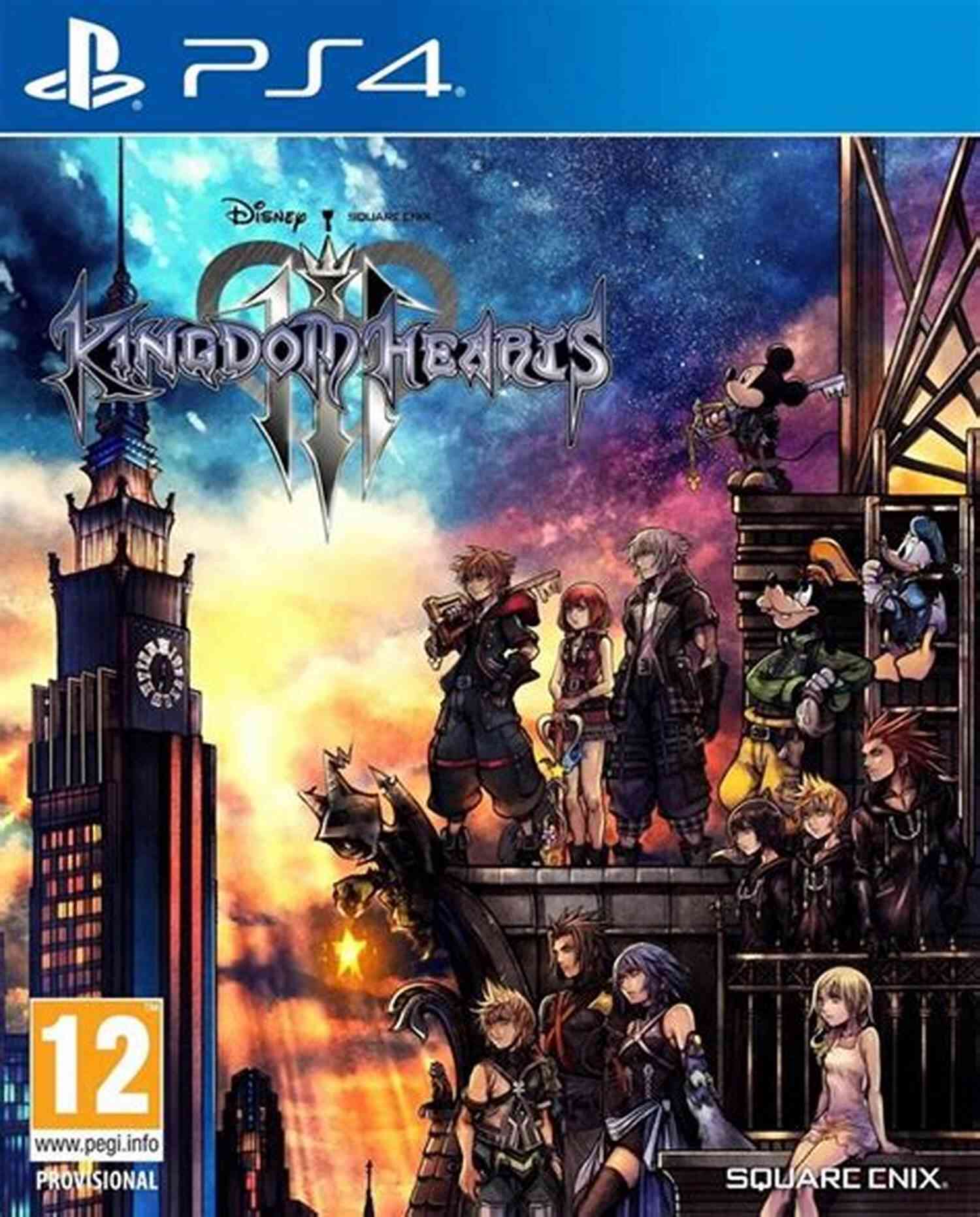 Kingdom Hearts III Game Cover Featuring 14 Candy Donnell Kingdom Hearts III #14 Candy O Donnell