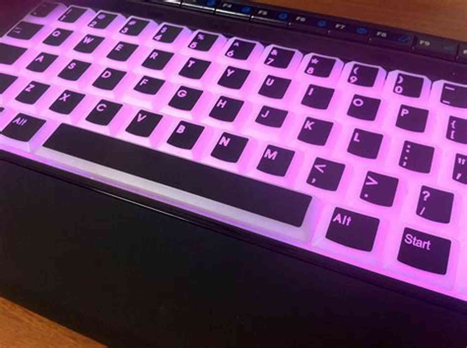 Piano Keys Illuminated By Colorful Lights A Thousand Miles (Sheet Music)