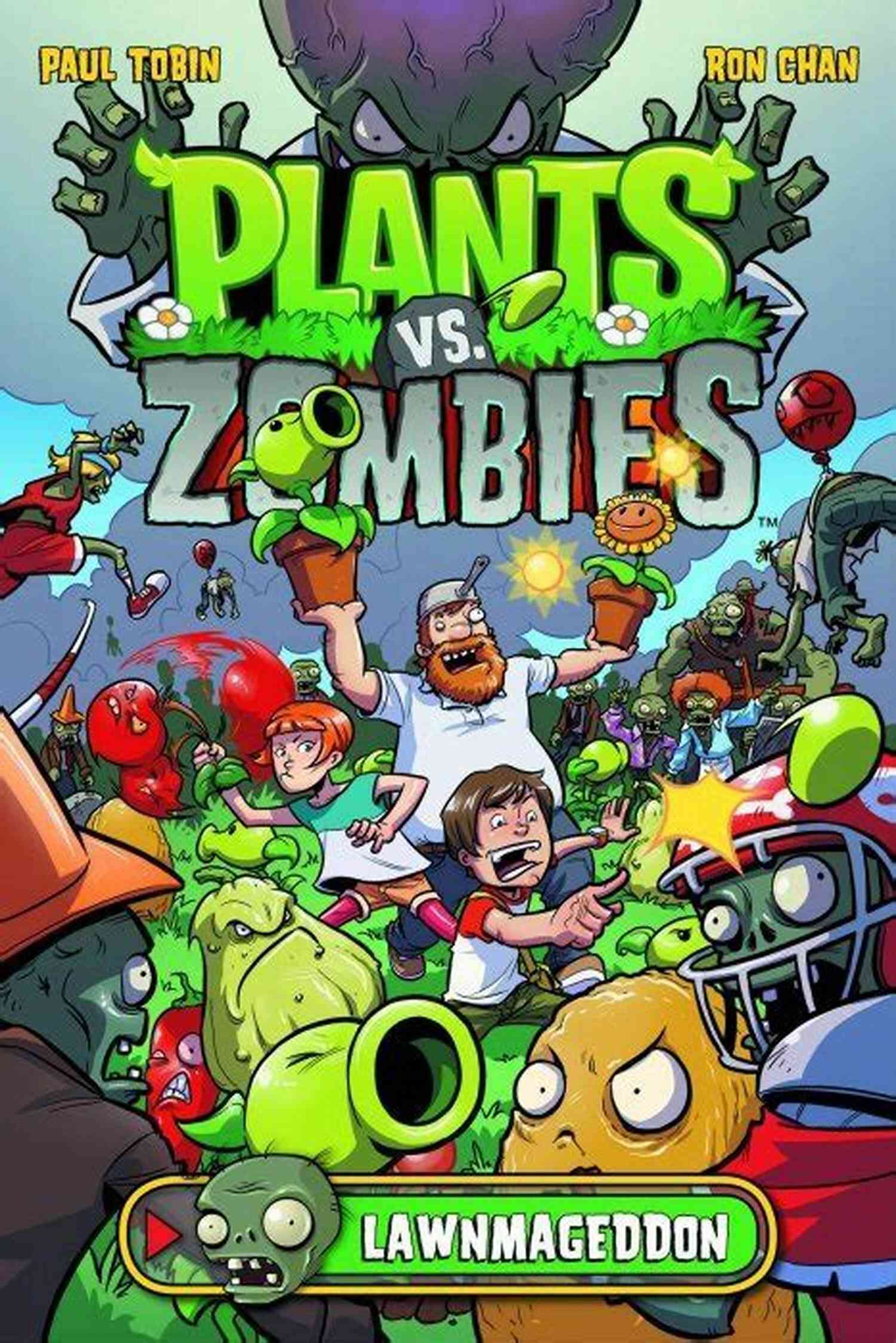 Plants Vs Zombies Lawnmageddon Book Cover Plants Vs Zombies: Lawnmageddon #1 Paul Tobin