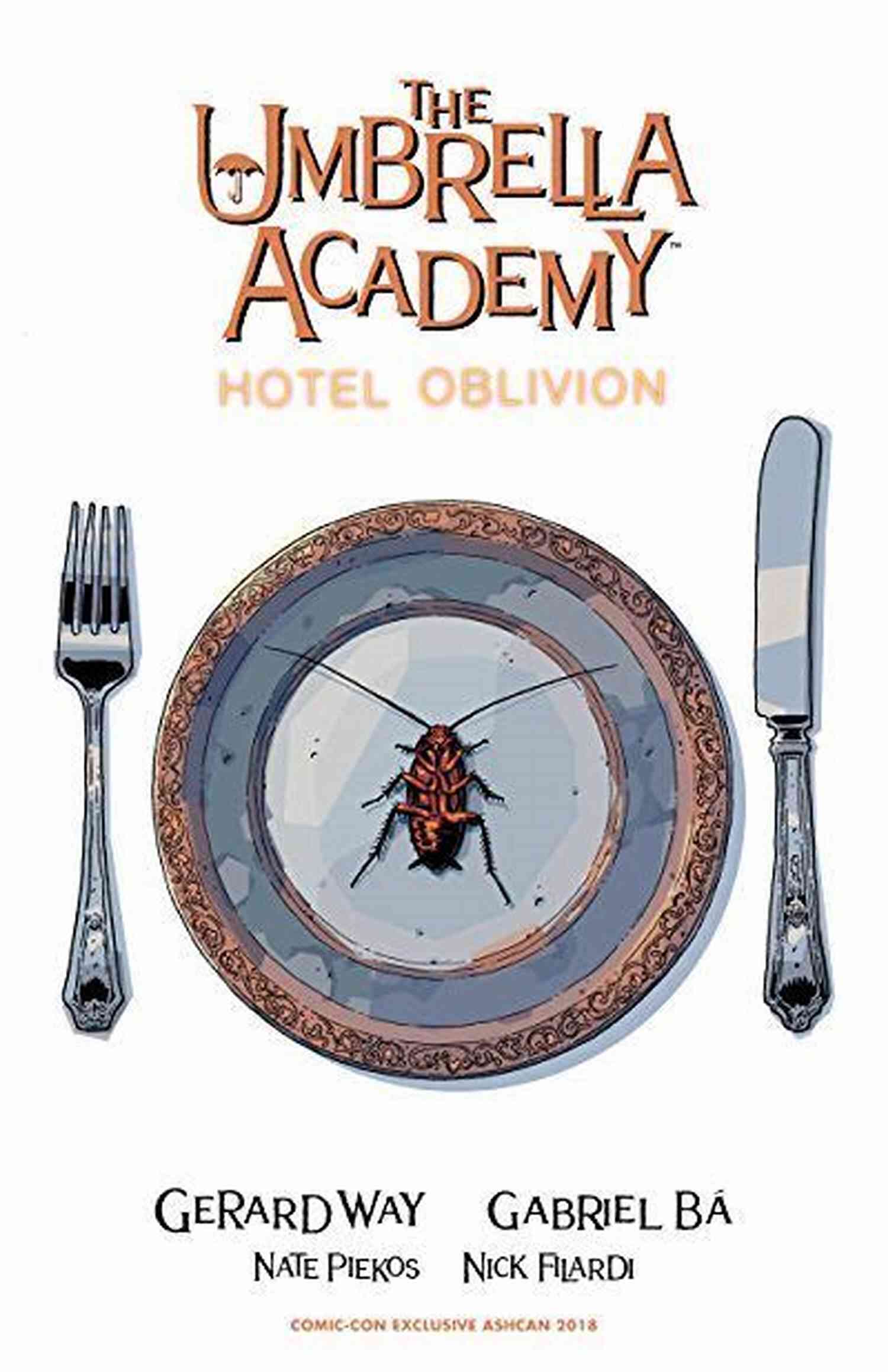 The Umbrella Academy Hotel Oblivion Ashcan Convention Exclusive The Umbrella Academy: Hotel Oblivion Ashcan (Convention Exclusive)