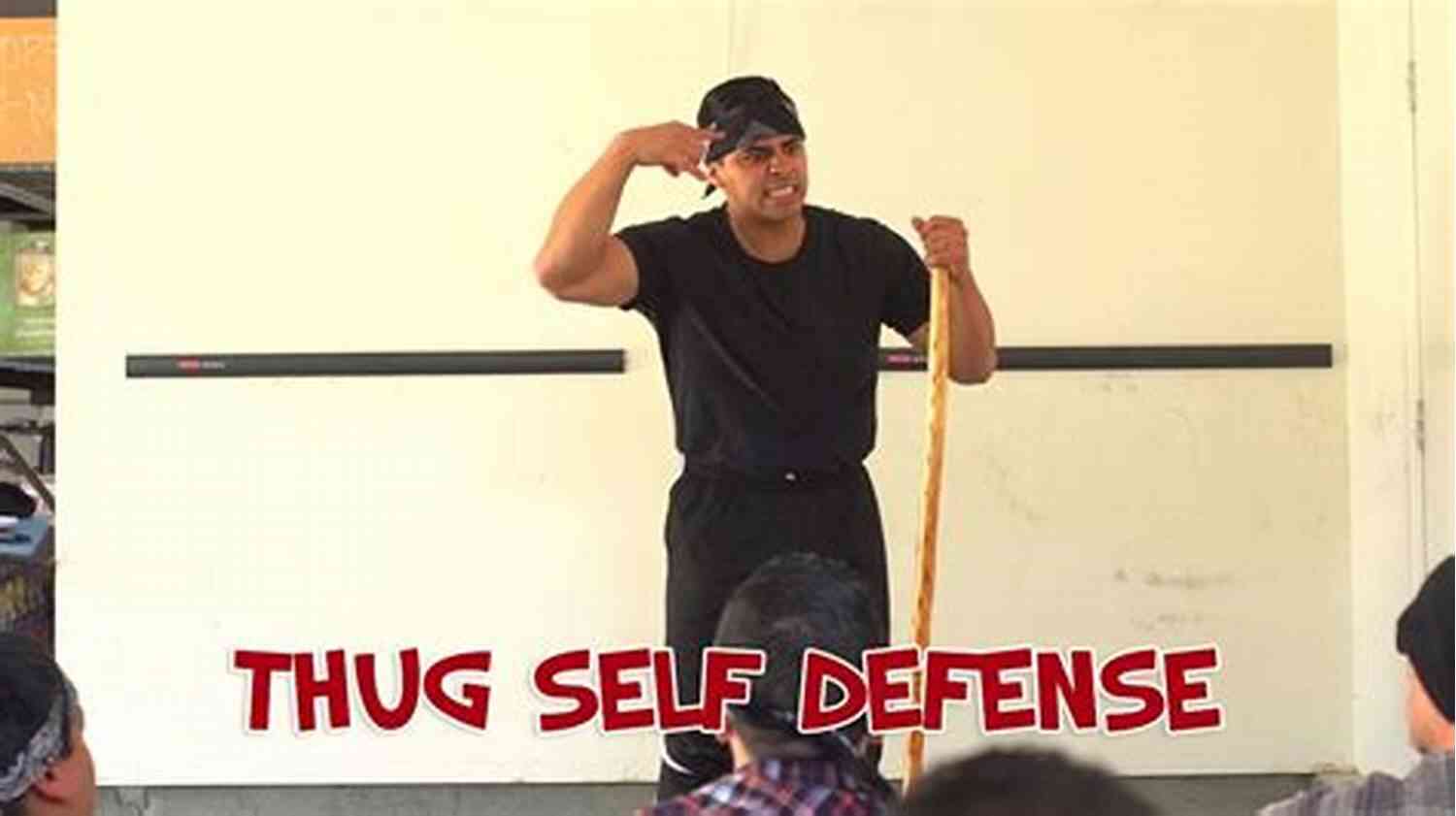 Thug Participating In Self Defense Training Penitentiary Rich From Nothing To Something: A Guide For The Unprepared Thug